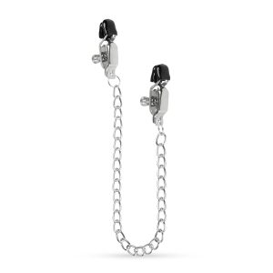 Abrazaderas de pezón largas con cadena