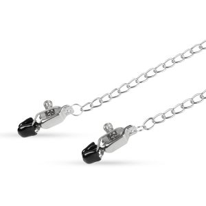 Abrazaderas de pezón largas con cadena