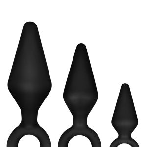 Anal Adventures Platinum - Juego de plugs anales de silicona