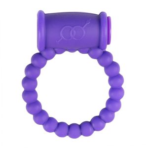 Anillo para pene con vibrador - Púrpura