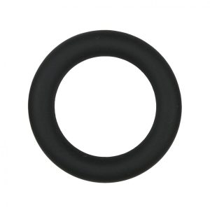 Anillo para pene mediano negro de silicona