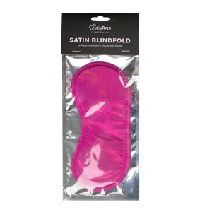 Antifaz de satén rosa