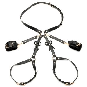 Arnés Bondage con Lazos XL/2XL - Negro