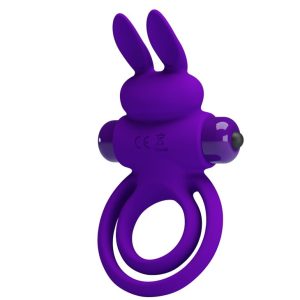 Aro vibratorio de Conejo, para el pene