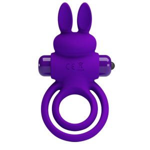 Aro vibratorio de Conejo, para el pene