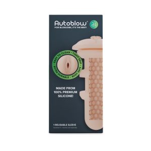 Autoblow - A.I. Funda vaginal de silicona - Beige