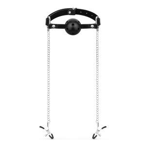 Bedroom Fantasies - Collar con Correa - Plata