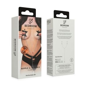 Bedroom Fantasies - Pinzas para Pezones y Clítoris - Plata