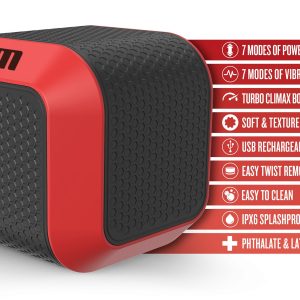 Blush Novelties - Masturbador SlamBox - Rojo y Negro