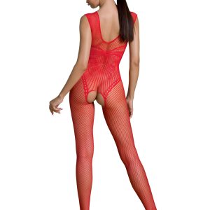 Body de cuerpo entero sin entrepierna rojo