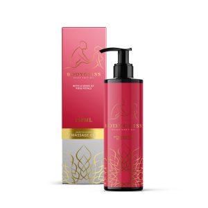 BodyGliss - Lubricante y aceite para masajes en 1 Rose Petals - 150 ml