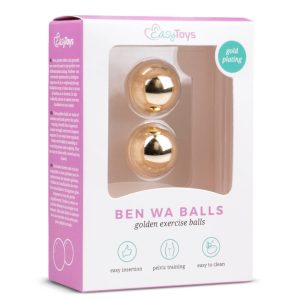 Bolas Ben Wa doradas - 22 mm