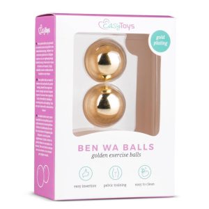 Bolas Ben Wa doradas - 25 mm