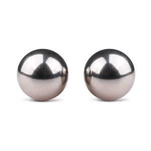 Bolas Ben Wa plateadas - 19 mm