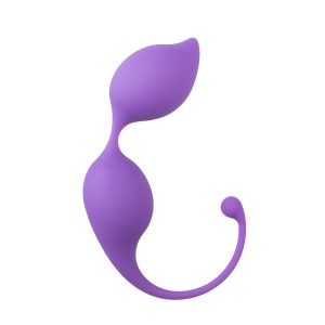 Bolas curvadas para ejercicio de Kegel - Moradas