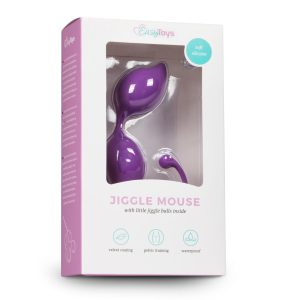 Bolas curvadas para ejercicio de Kegel - Moradas