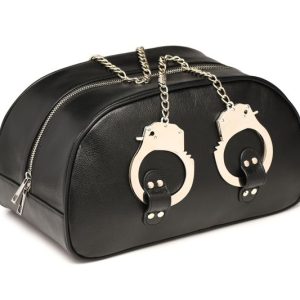 Bolsa de viaje de bondage con esposas - Negro