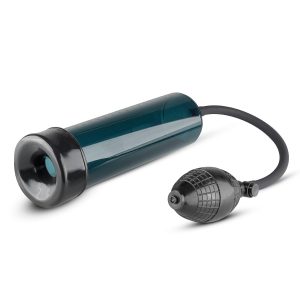 Bomba de pene con bola de compresión - Negro