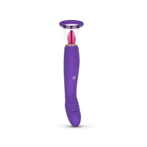 Bomba Vaginal con vibrador de punto G - Violeta