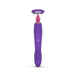 Bomba Vaginal con vibrador de punto G - Violeta