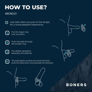 Boners - Divisor de testículos de silicona