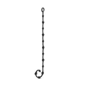 Cadena de cuentas anales larga de 105 cm - Negro