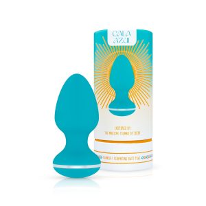 Cala Azul - Tapón anal vibrador Blanca