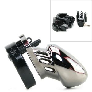 CB-6000S Chastity Cage - Cromo - 35 mm