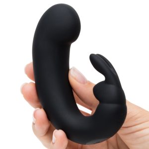 Cincuenta sombras de Grey - Vibrador del punto G recargable con forma de conejo