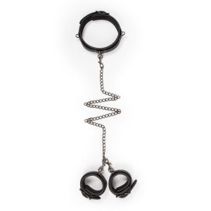 Collar de Cuero con Esposas