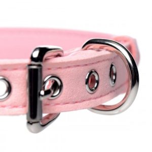 Collar de gato Golden Kitty con cascabel - Rosa
