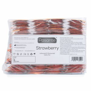 Condome de sabor a fresa Pasante 144pcs