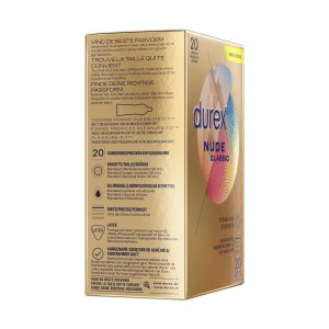 Condones Durex Nude - 20 unidades