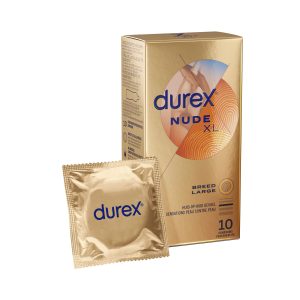 Condones Durex Nude XL - 10 unidades