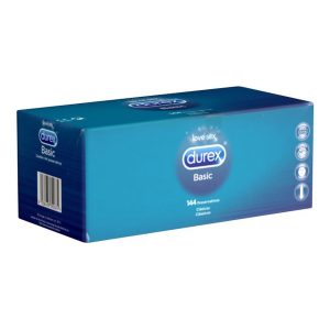 Condones Naturales Slim Fit Durex - 144 piezas.