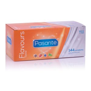 Condones Pasante Flavours 144 piezas
