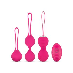 Conjunto de bolas de Kegel con control remoto - Rosa