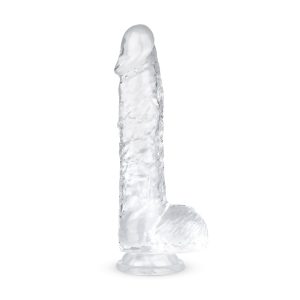 Consolador de Gelatina con Bolas - 15 cm