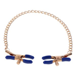 Cougar Pinzas para Pezones con Cadena - Dorado