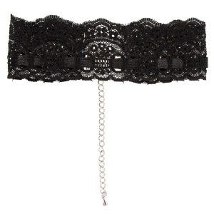 Cuello de Encaje - Negro