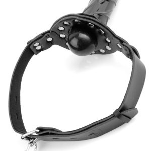 Deluxe Ball Gag con dildo