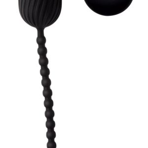 Dilatador recargable Dark Chain con mando a distancia - Negro