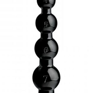 Dildo anal de serpiente graduada con cuentas - 19 pulgadas
