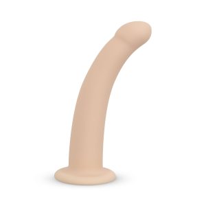 Dildo con arnés - Curvado