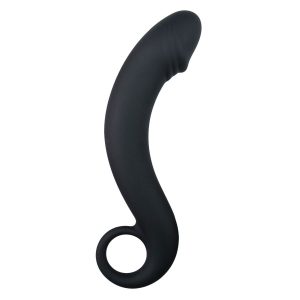 Dildo de próstata de silicona, Negro