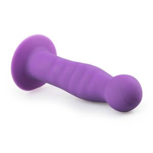 Dildo de silicona con ventosa 14,2 cm morado - EasyToys Anal Collection