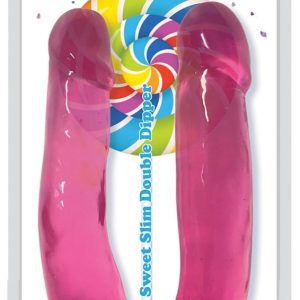 Dildo doble Lollicock - Cereza