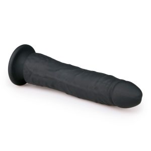 Dildo negro con ventosa
