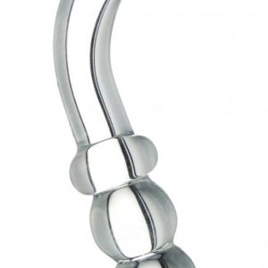 Dildo punto G/punto P de cristal Hamsa