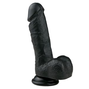 Dildo Realista EasyToys 17,5 cm - Negro